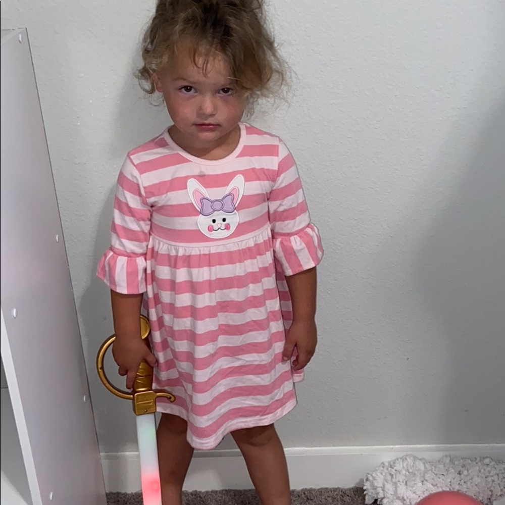 Pink Easter Bunny Dress